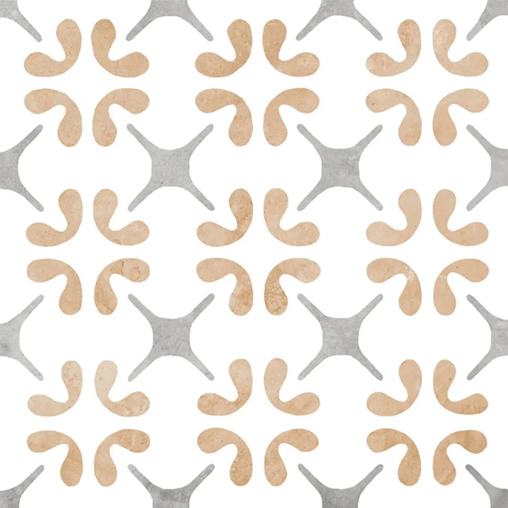 Carrelage Carreaux de ciment Capital Beige Barcelona 15x15 cm