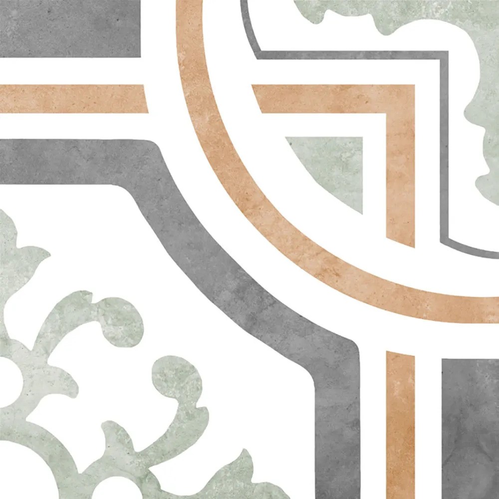 Carrelage Carreaux de ciment Capital Violet Londres 15x15 cm