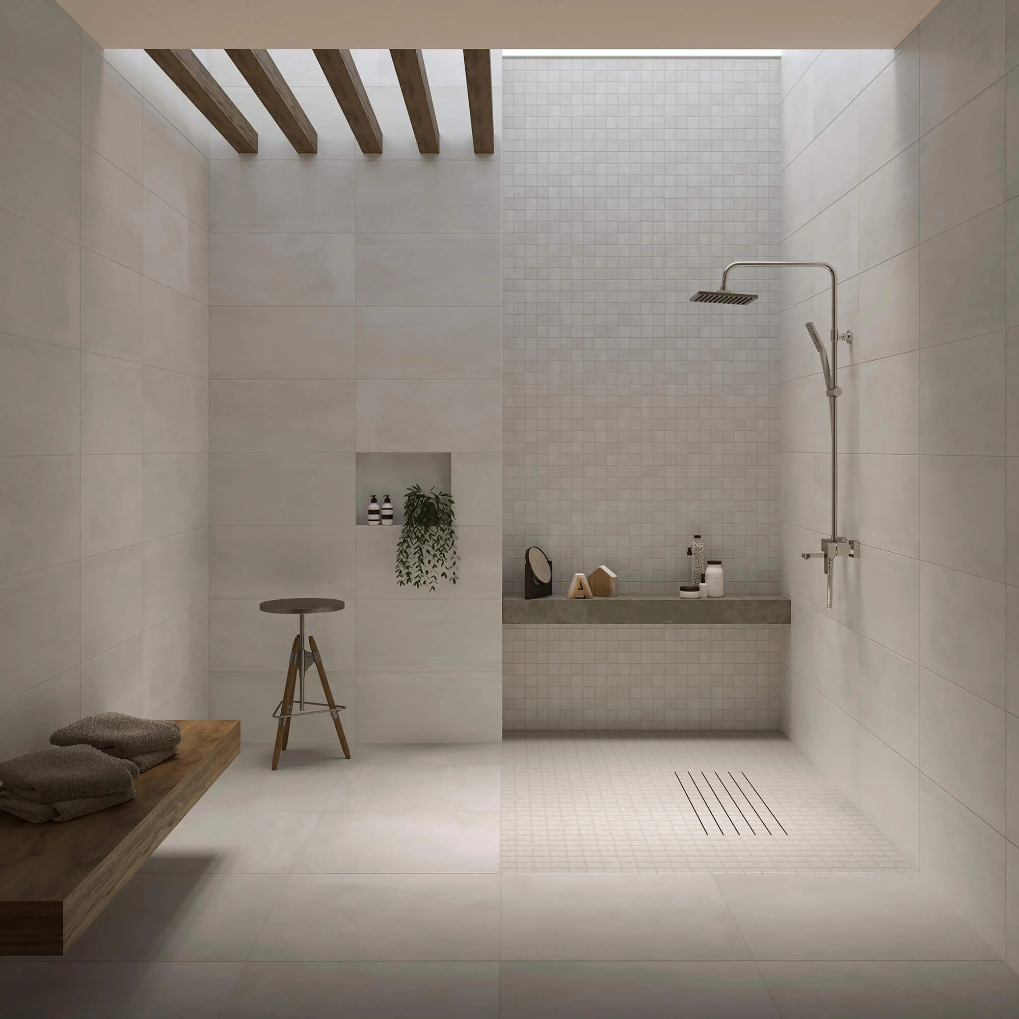 Carrelage Aspect béton Antibes gris clair