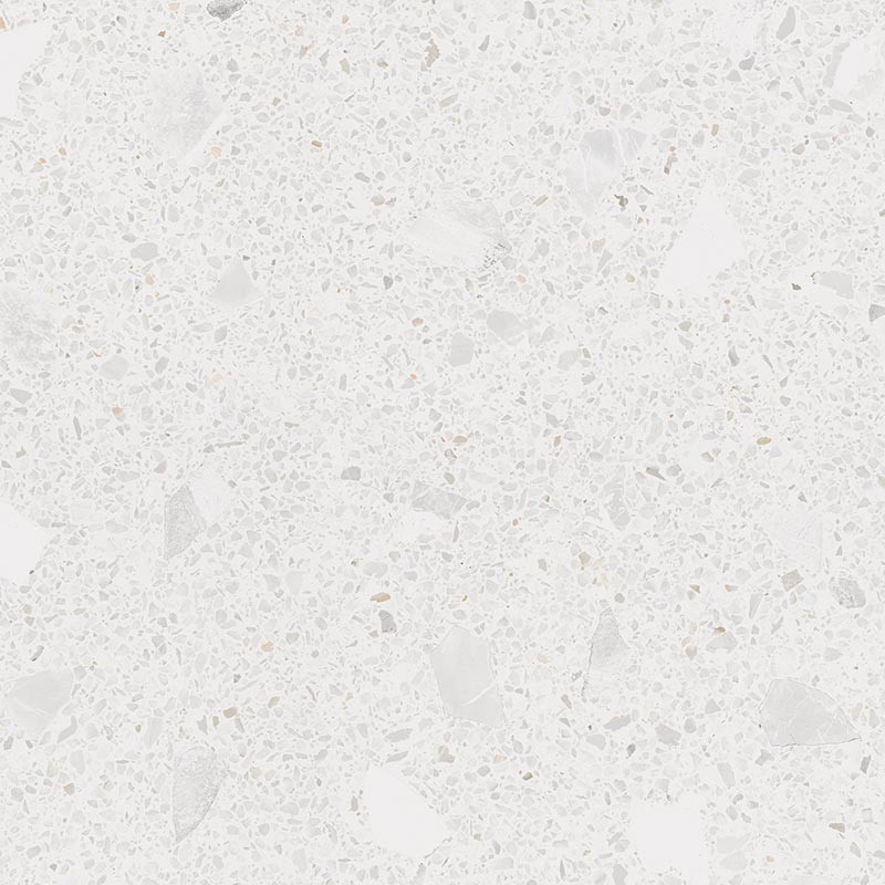 Carrelage Aspect terrazzo Straci blanc granito 80x80 cm
