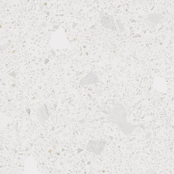 Carrelage Aspect terrazzo Straci blanc granito 60x60 cm