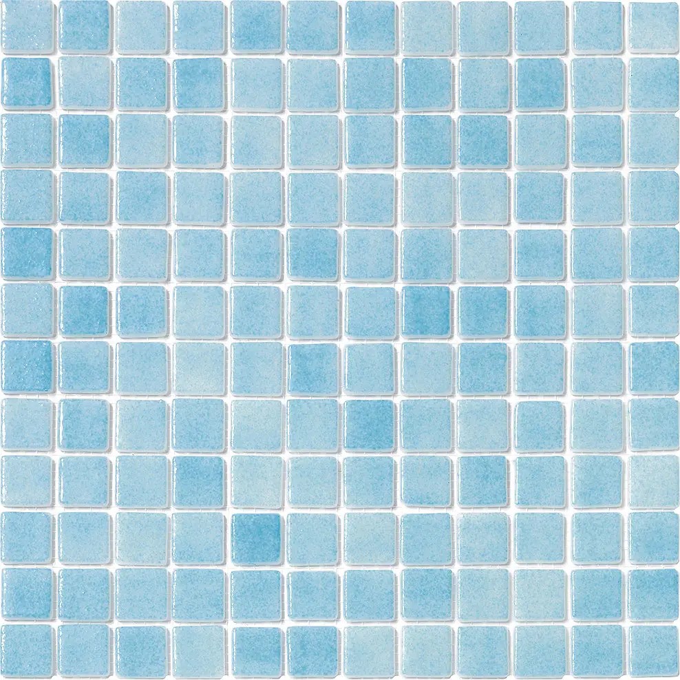 Carrelage Mosaïque Mosaïco bleu clair 31.5×31.5 cm