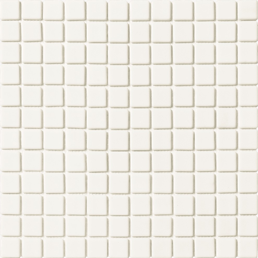 Carrelage Mosaïque Mosaïco blanc brillant 31.5×31.5 cm