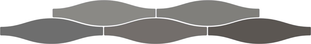 Carrelage Faience murale Rio gris Brillant 7.5x30 cm