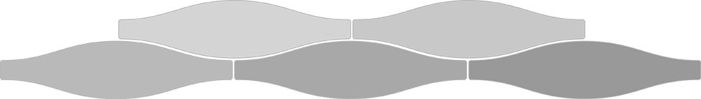 Carrelage Faience murale Rio gris Brillant 7.5x30 cm