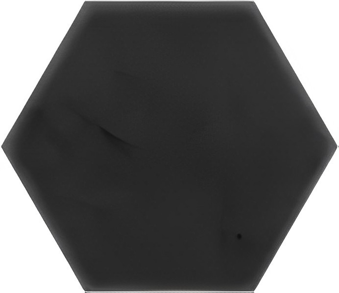 Carrelage hexagonal Nordic noir  15x17 cm
