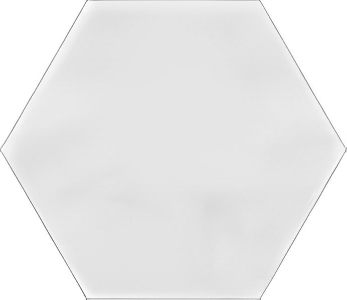 Carrelage hexagonal Nordic blanc  15x17 cm