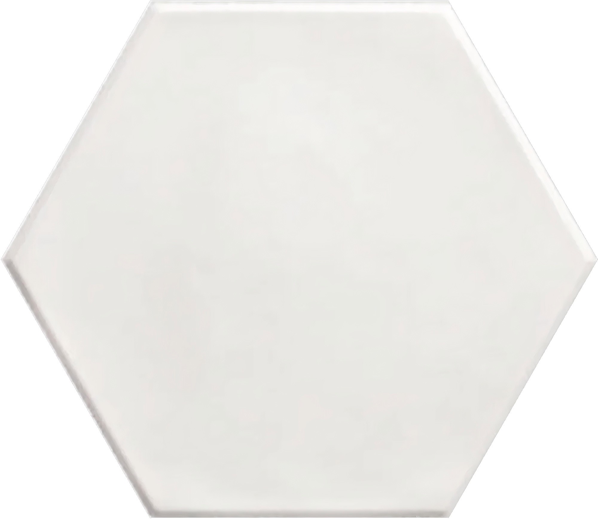 Carrelage hexagonal Hexo  blanc 15x17 cm