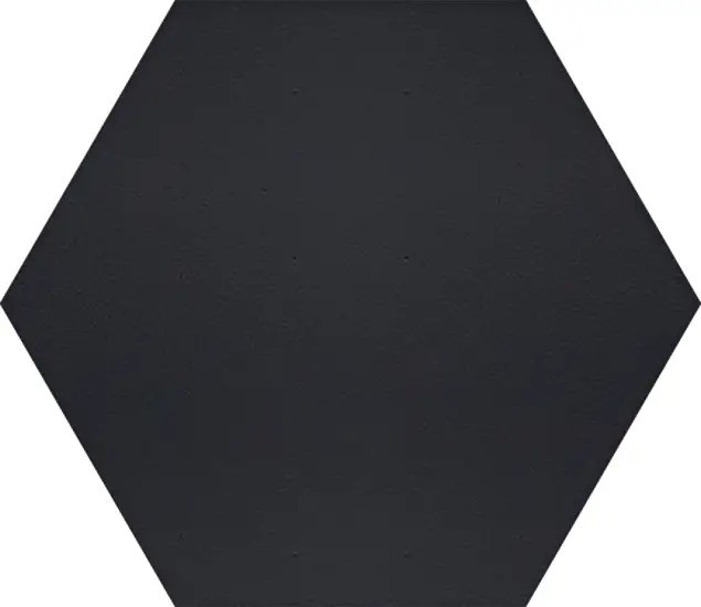 Carrelage hexagonal Hexo  noir 15x17 cm