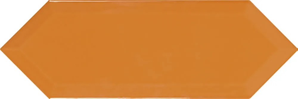 Carrelage hexagonal Plato orange brillant 10X30 cm