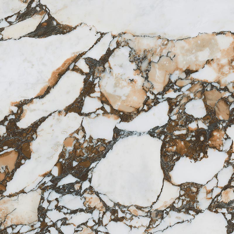 Carrelage Aspect marbre Marbella blanc poli 80x80 cm