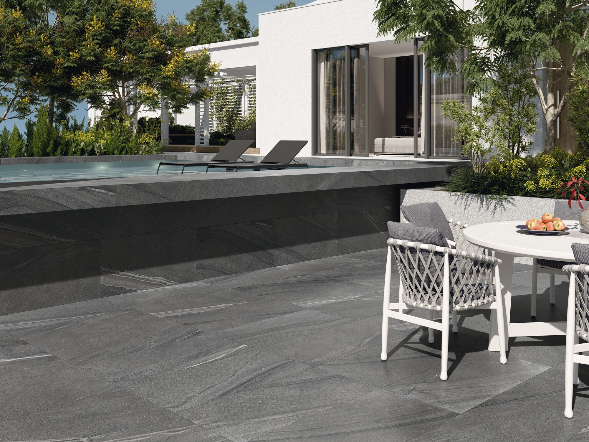Carrelage Aspect béton  Palma gris foncé R-12 60x90 cm