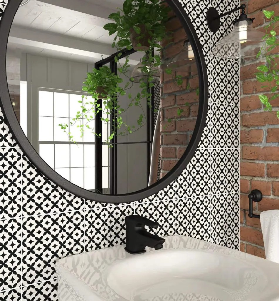 Carrelage carreaux de ciment Cimento motif elégance