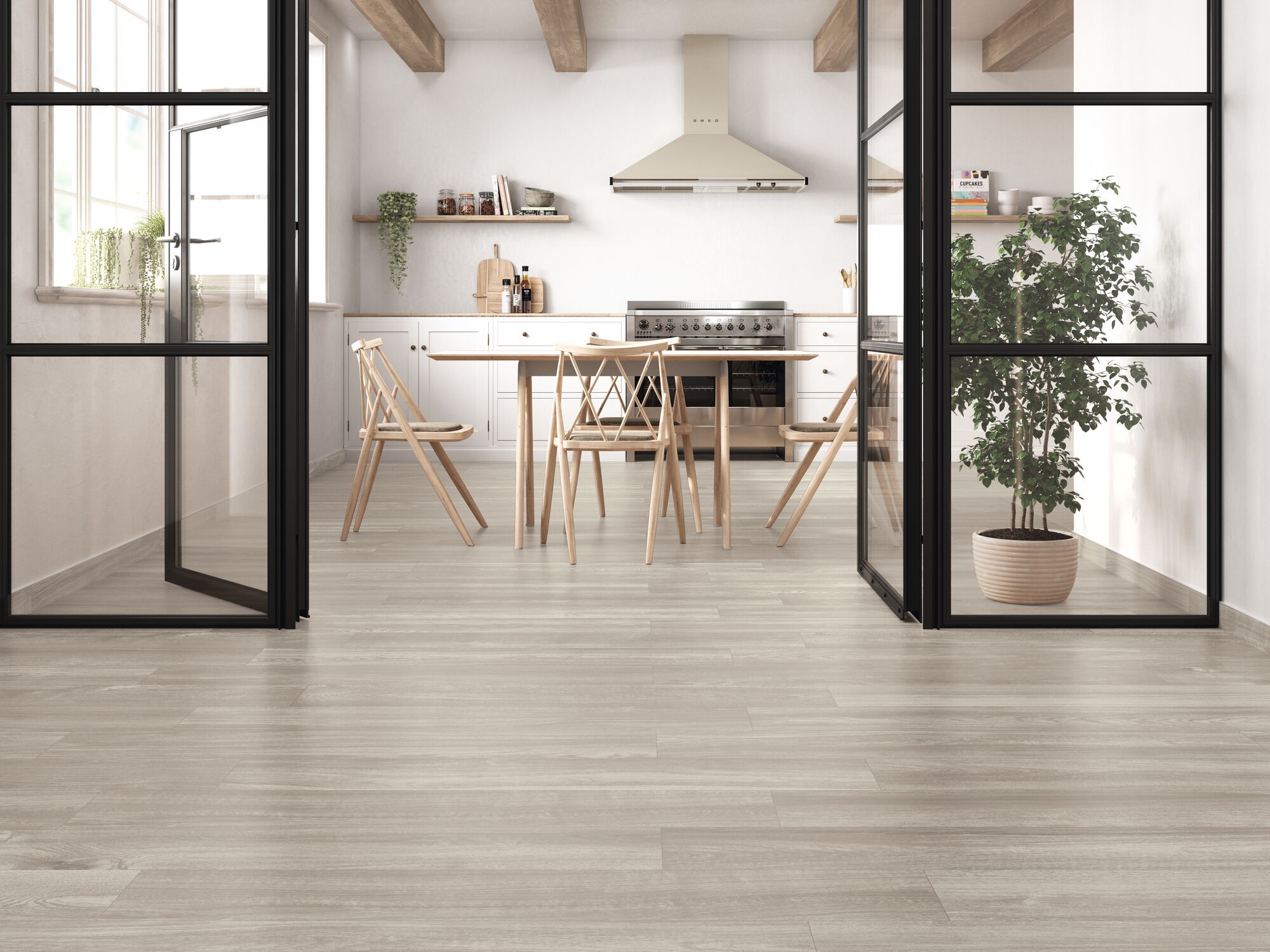 Carrelage Imitation parquet Nordic marron foresta 20x120 cm