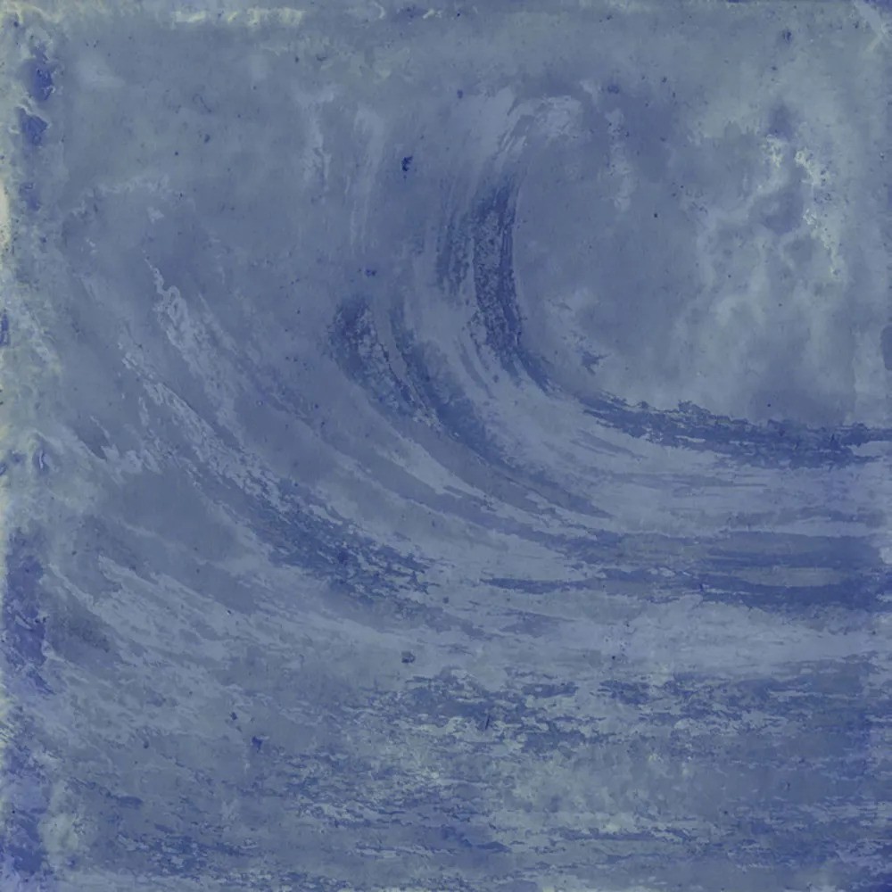 Carrelage Pierre de bali  Monaco motif azure 15x15 cm