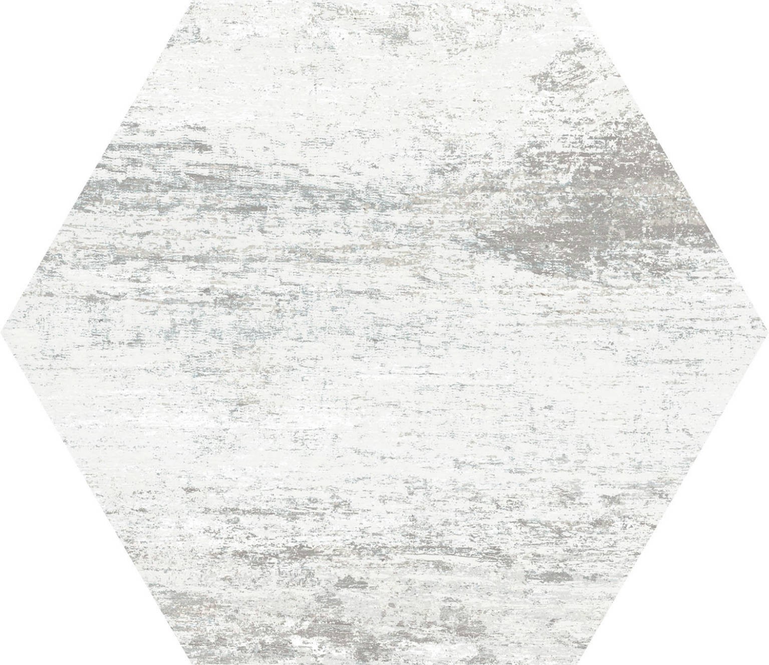 Carrelage hexagonal Harma mix blanc 22x25 cm