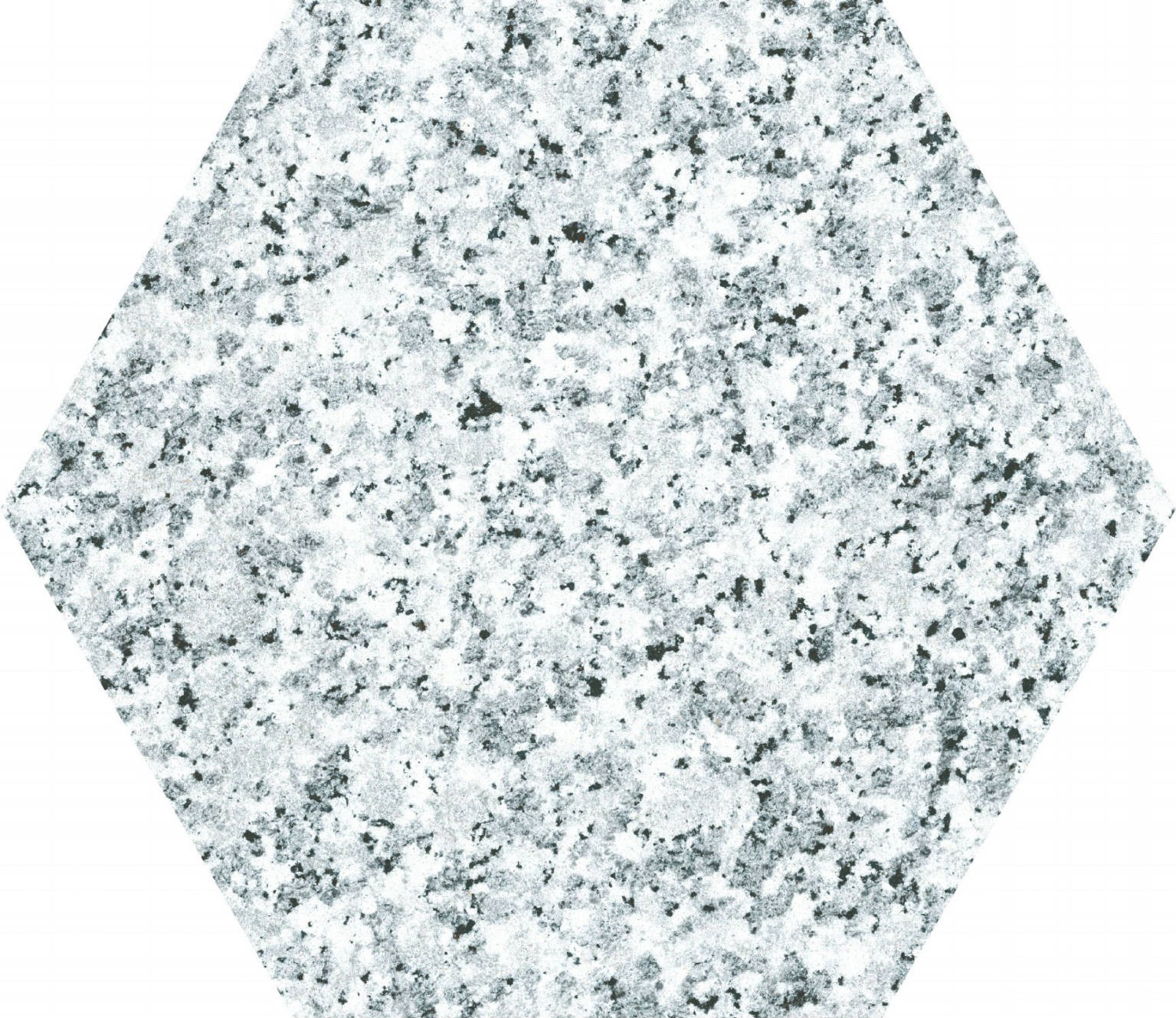 Carrelage hexagonal Harma gris granite 22x25 cm