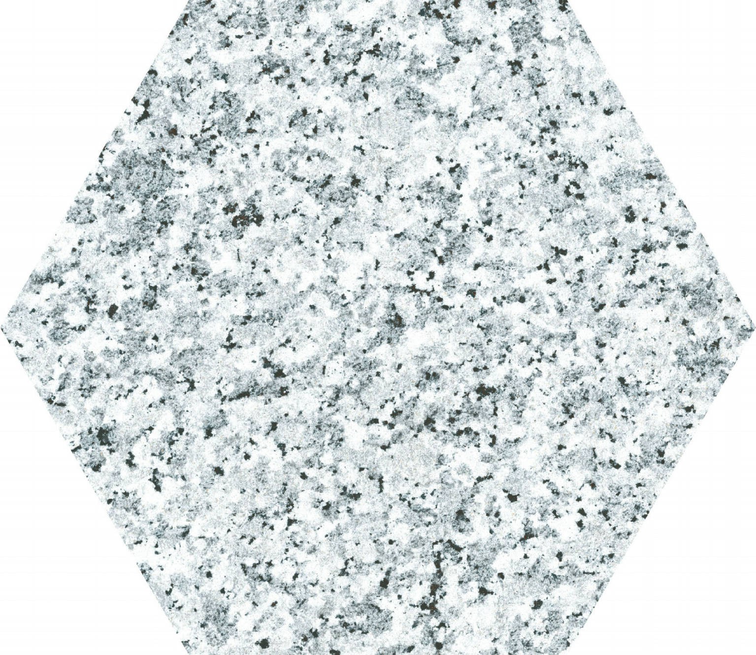 Carrelage hexagonal Harma gris granite 22x25 cm