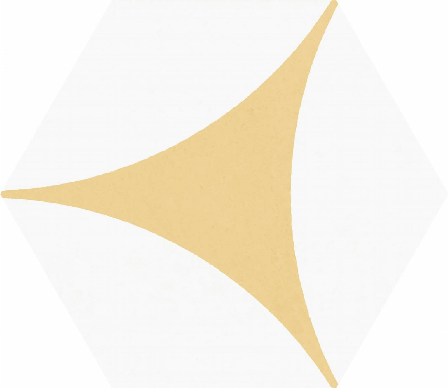 Carrelage hexagonal serenzo motif jaune 25x25 cm