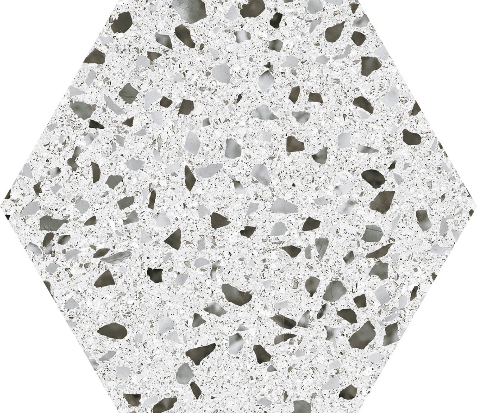 Carrelage hexagonal dura blanc granito 25x25 cm
