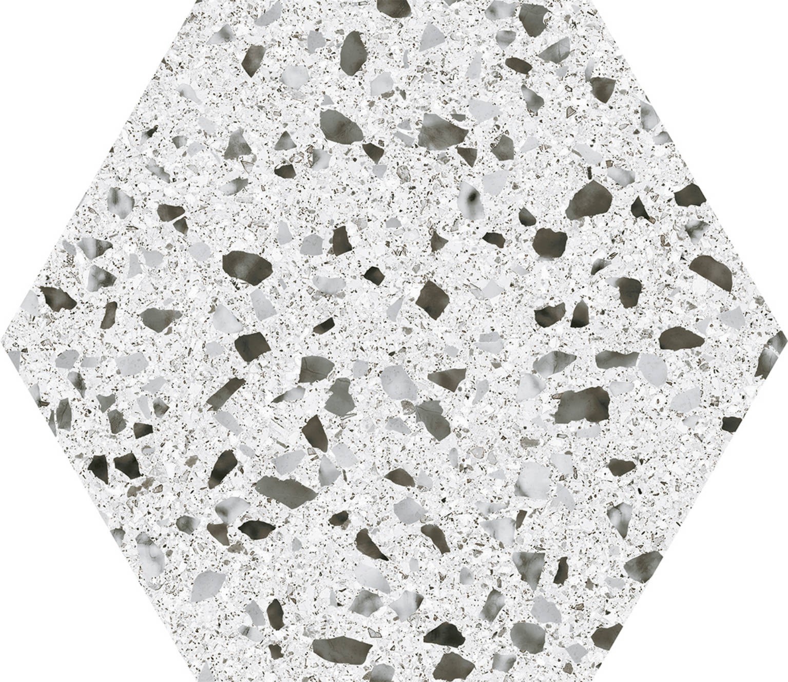 Carrelage hexagonal dura blanc granito 25x25 cm