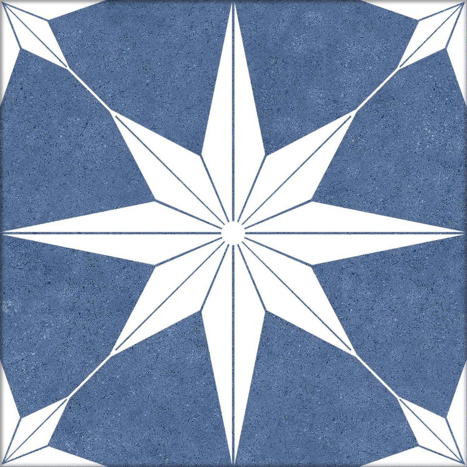 Carrelage Carreaux de ciment eclatia bleu motif  25x25 cm