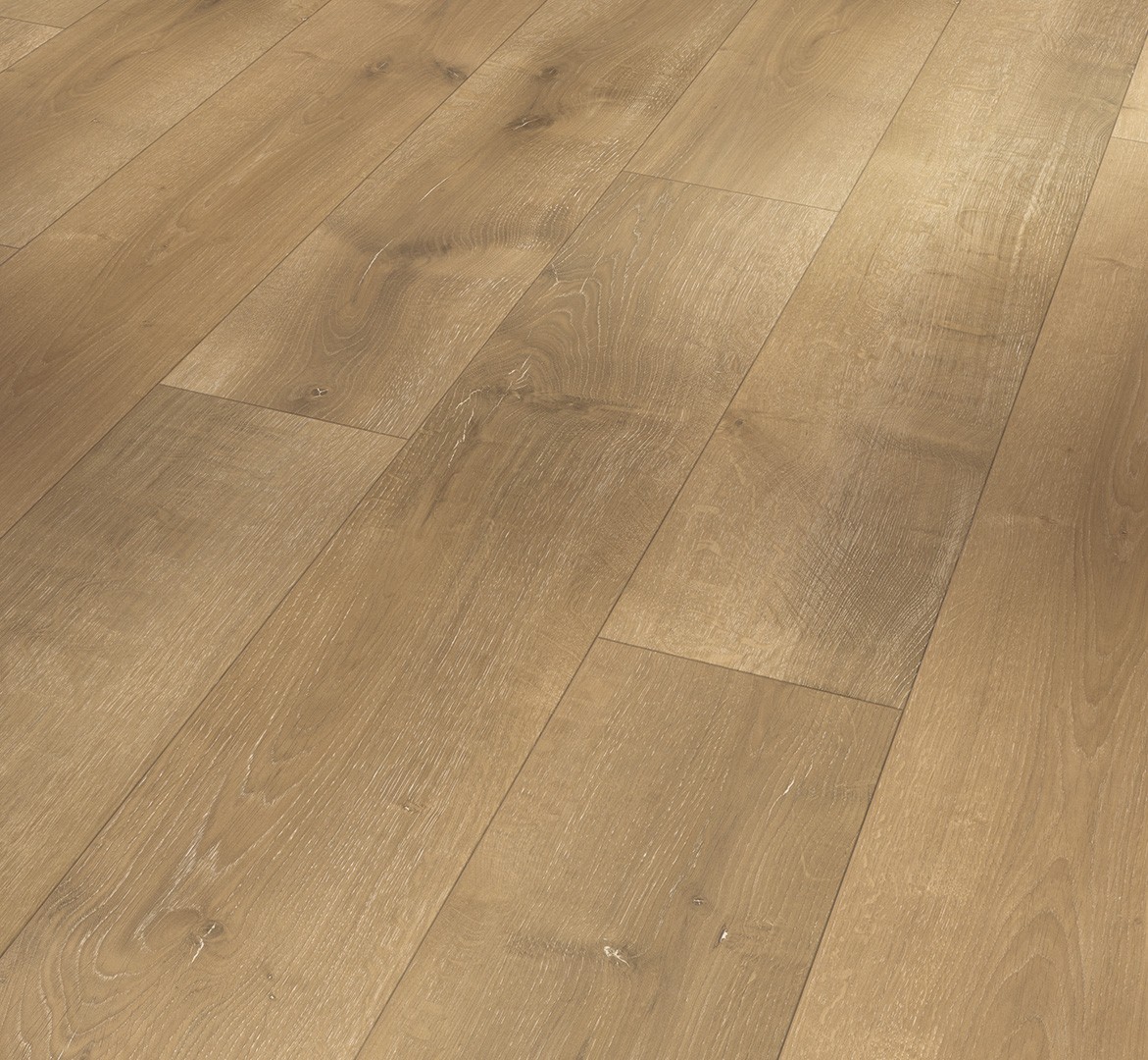 Parquet Stratifié  Lame Large Chêne 128.5x19.4 cm