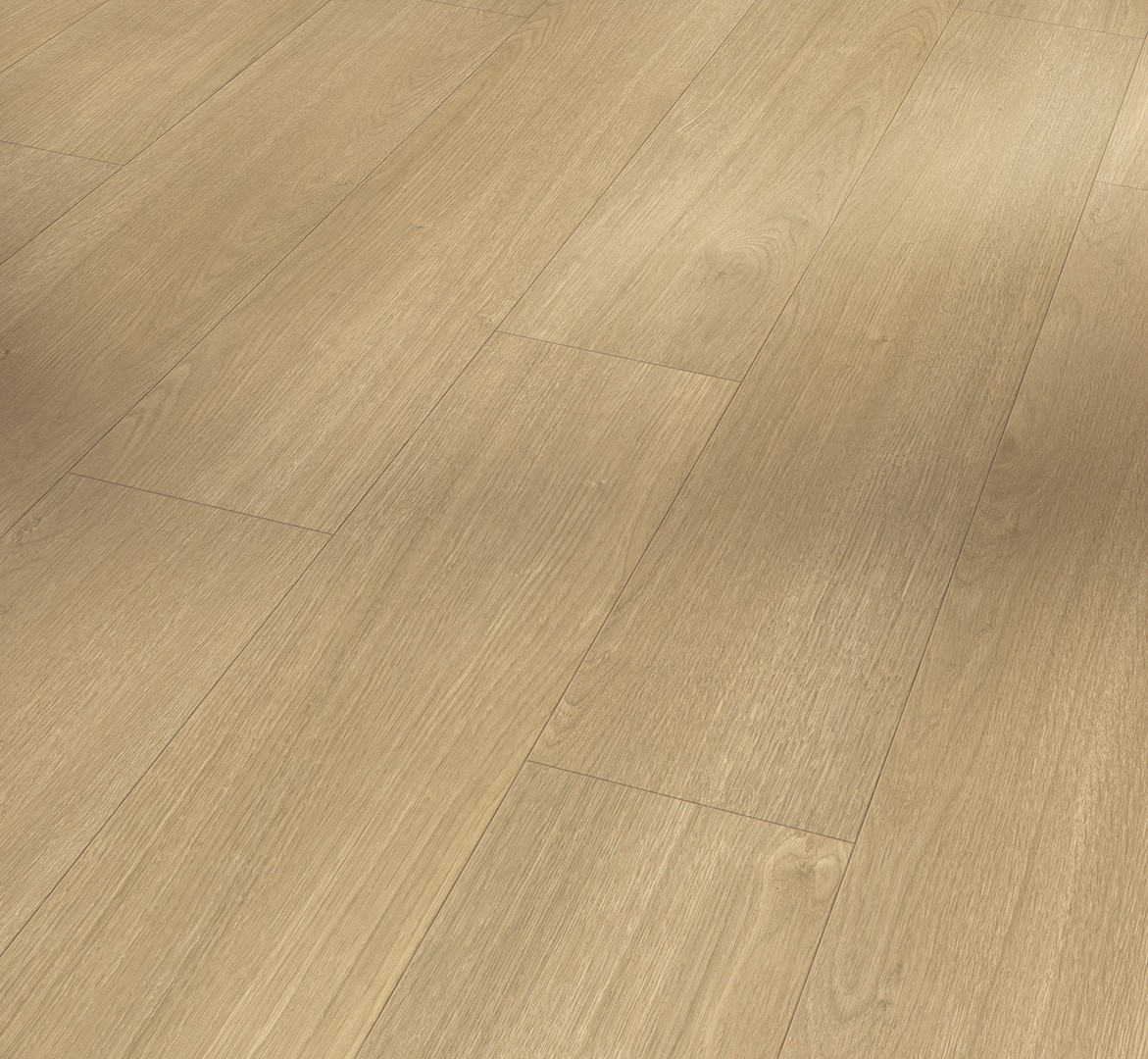 Parquet Stratifié  Lame Large Chêne.Clair 128.5x19.4 cm