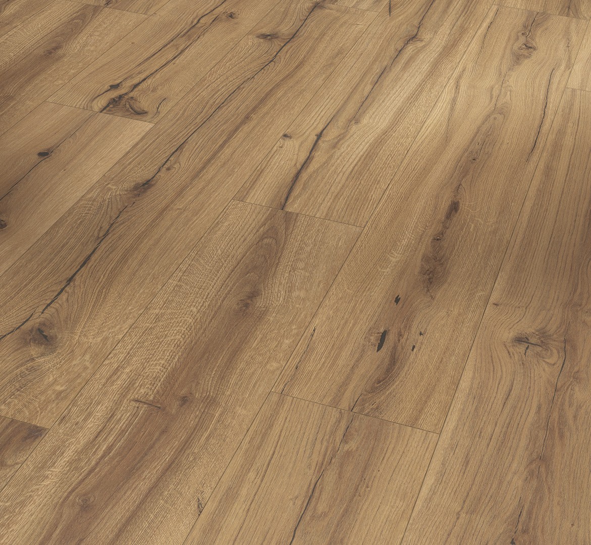 Parquet Stratifié  Lame Large Chêne.Ancien 128.5x19.4 cm