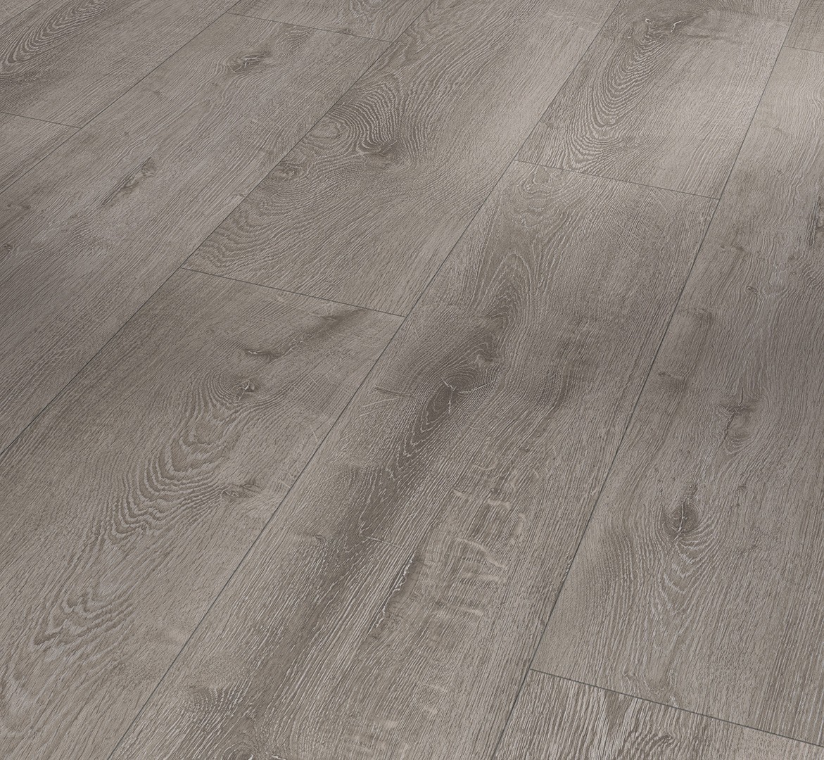 Parquet Stratifié  Satiné Chêne.Gris 128.5x24.3 cm
