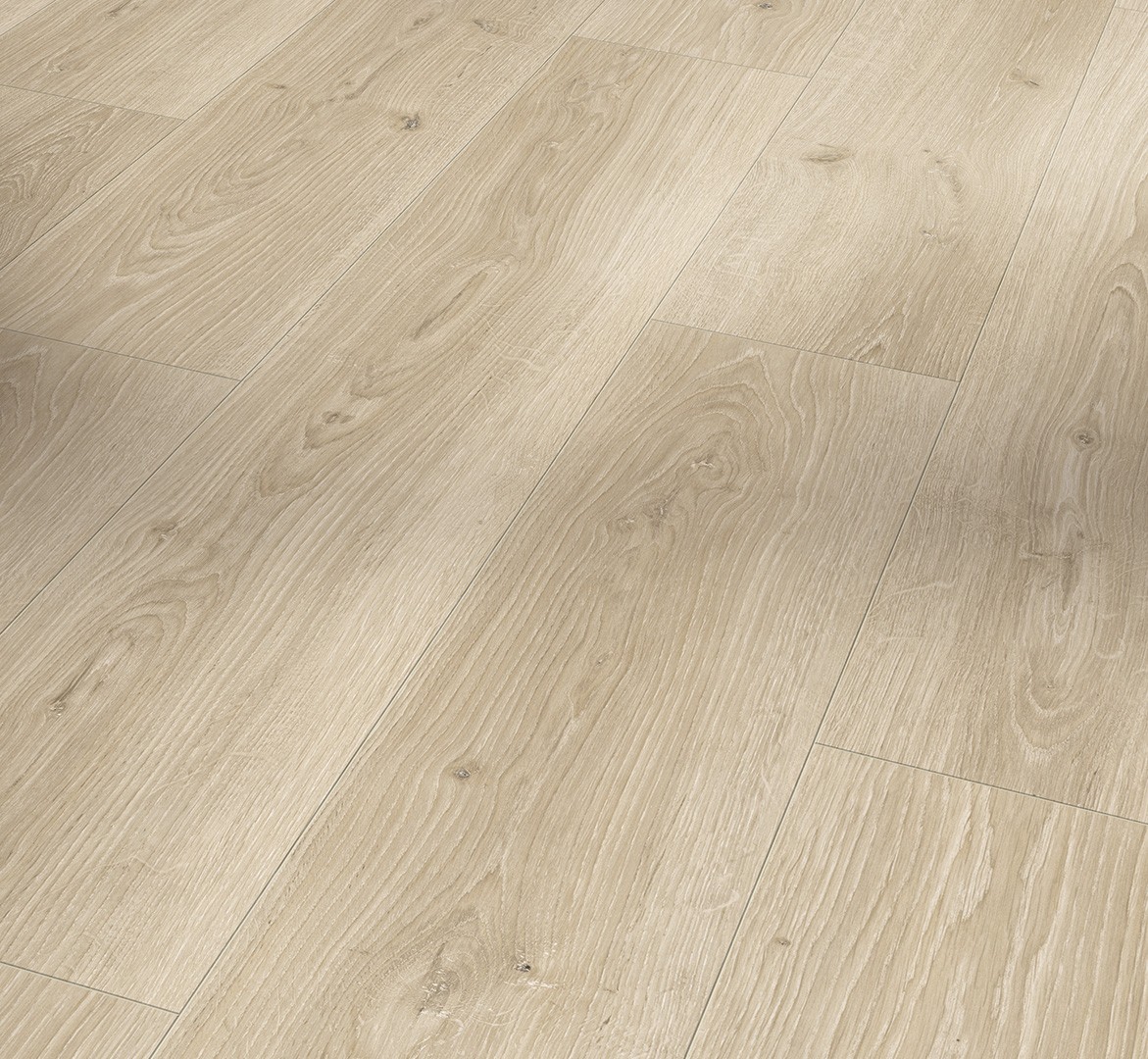 Parquet Stratifié  naturelle Chêne.Poli 128.5x24.3 cm