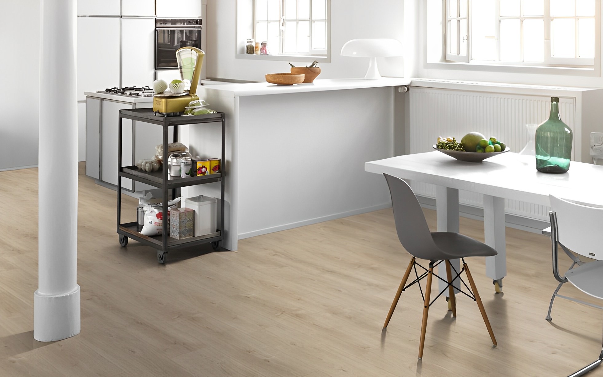 Parquet Stratifié   Chêne.Poli 128.5x24.3 cm