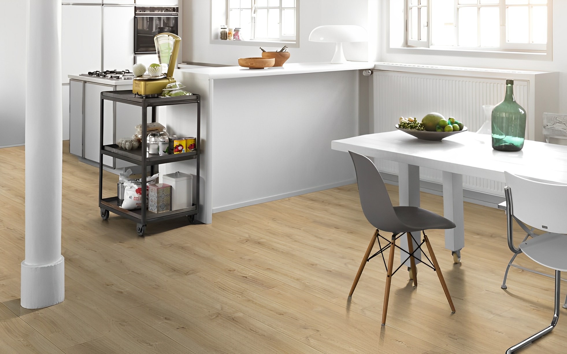 Parquet Stratifié   Chêne.Naturel 128.5x24.3 cm