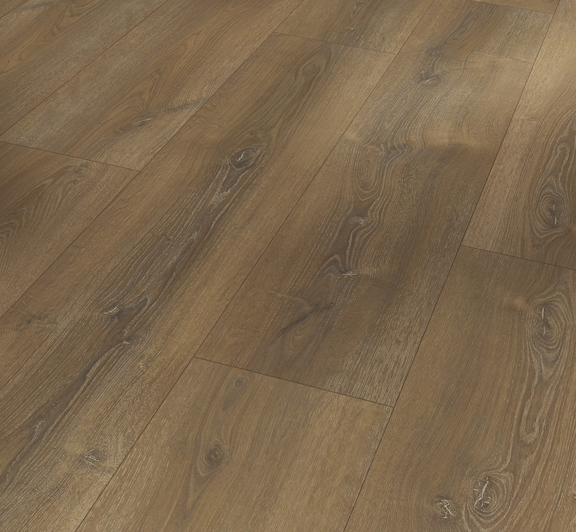 Parquet Stratifié   Chêne.foncé 128.5x24.3 cm