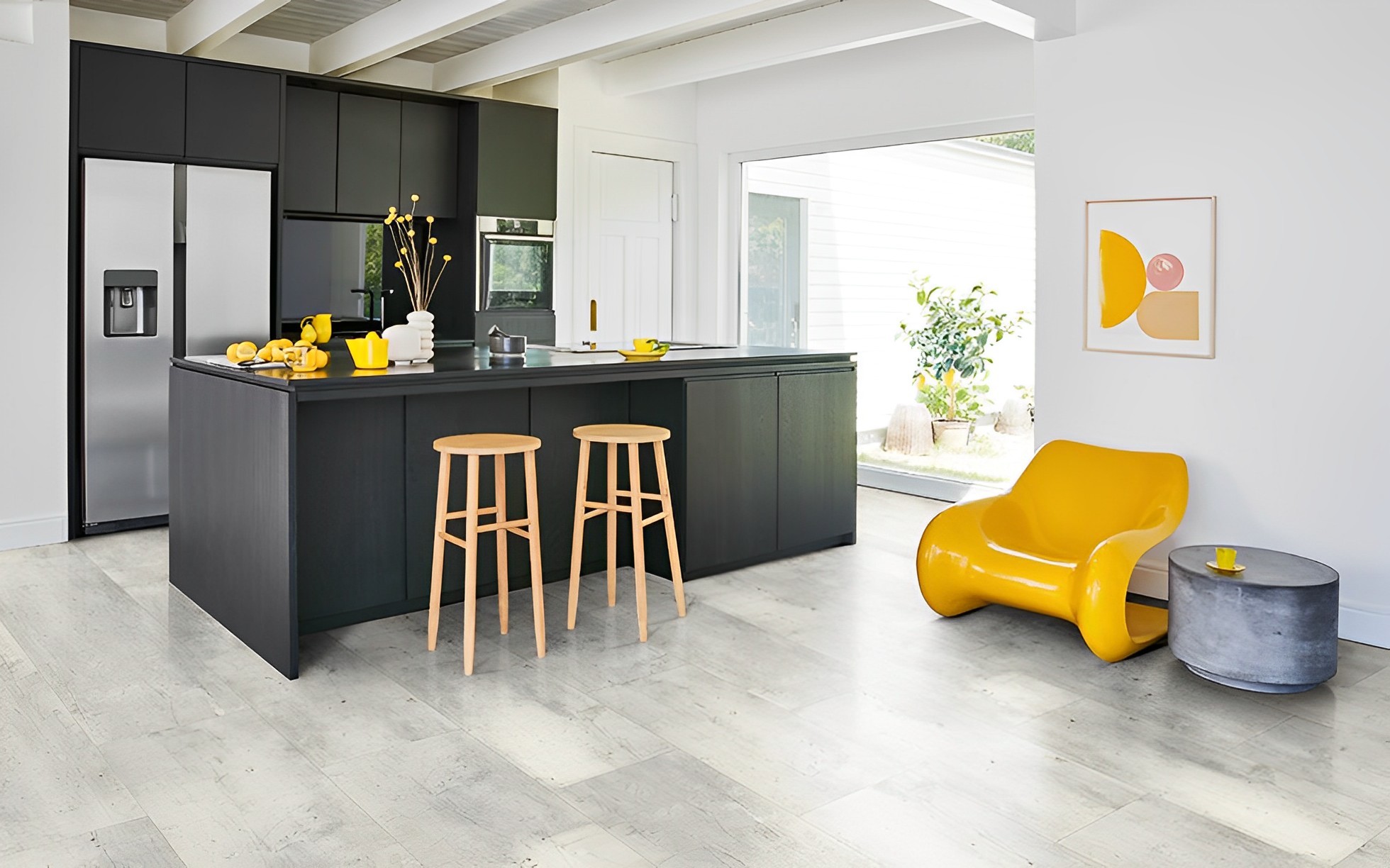 Parquet Stratifié   Blanc 85.3x40 cm