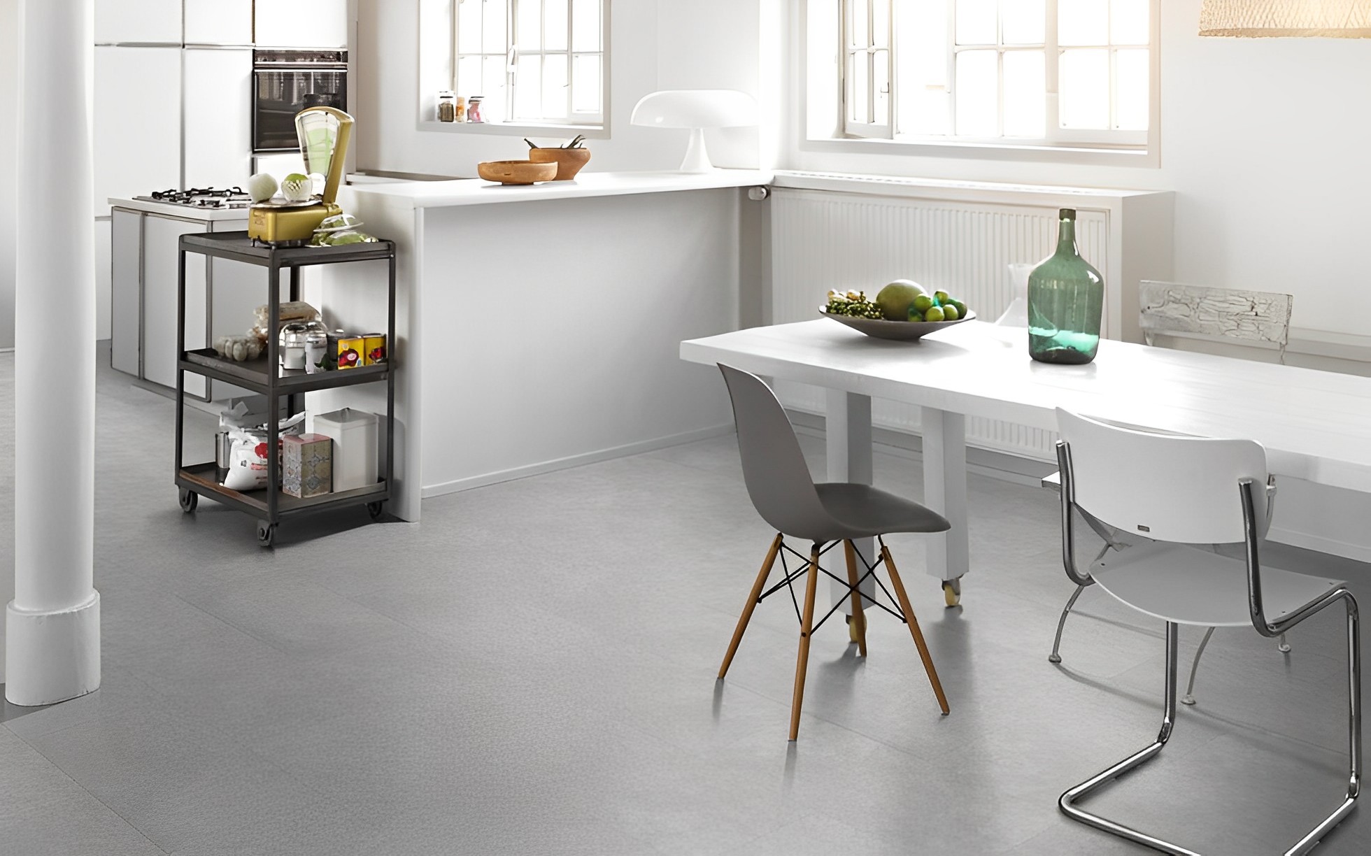 Parquet Stratifié   Gris.Béton 85.3x40 cm