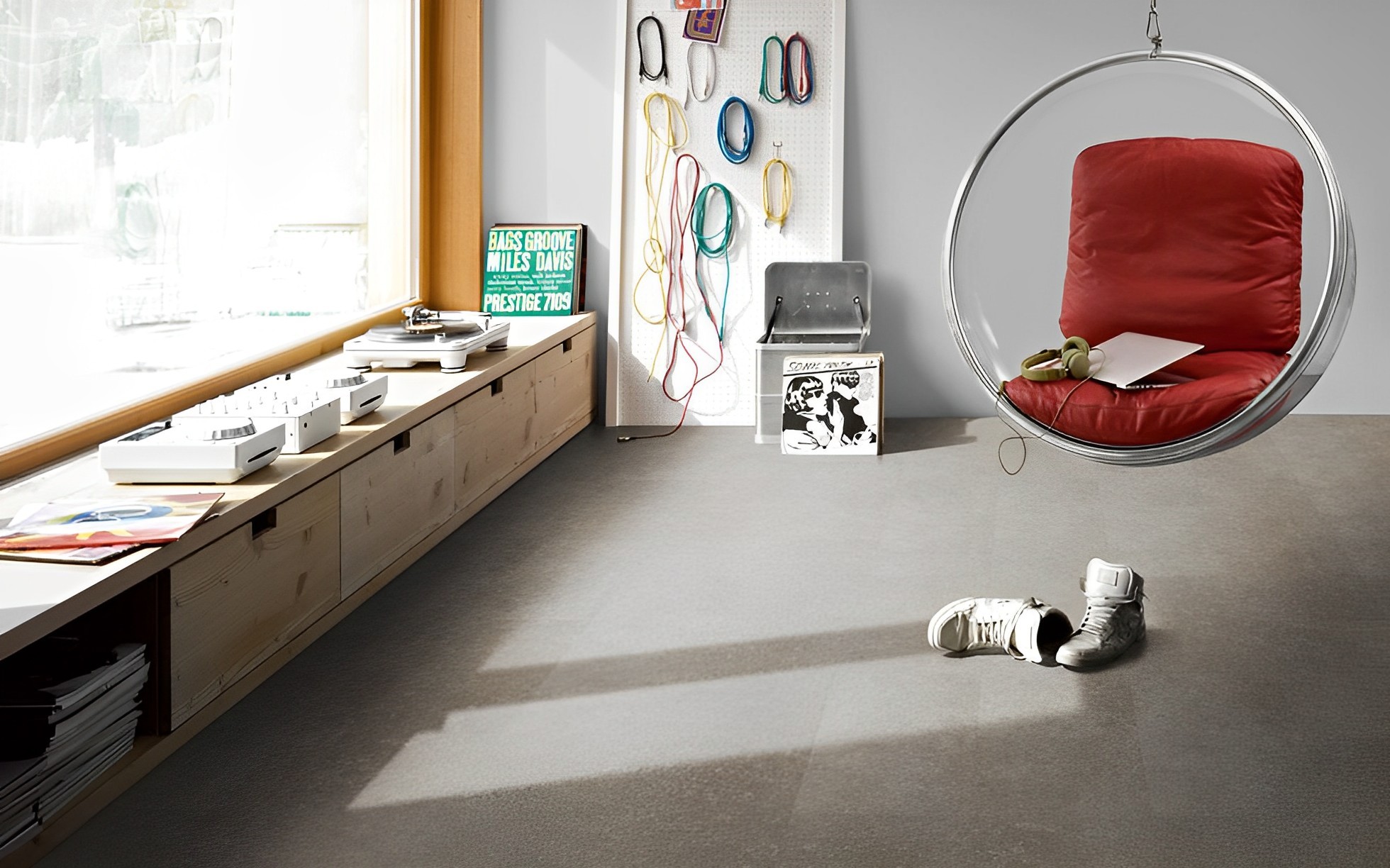 Parquet Stratifié   Gris.Granit 85.3x40 cm