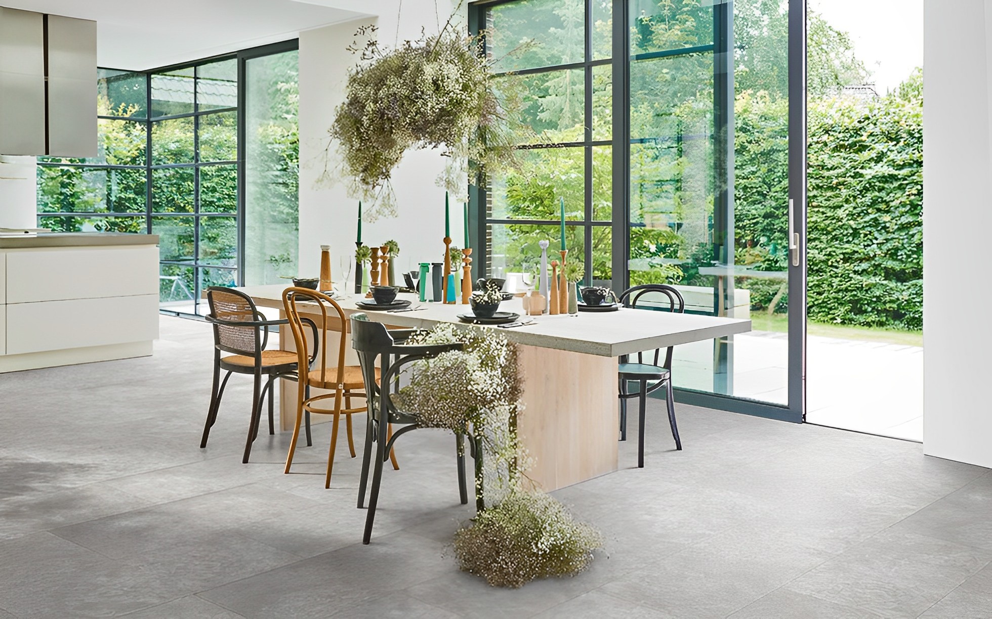 Parquet Stratifié   Gris.Béton 85.3x40 cm