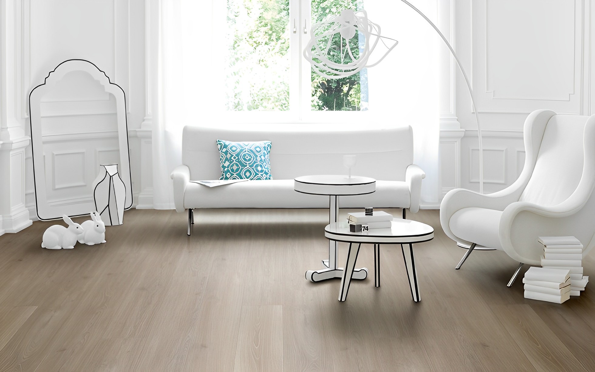 Parquet Stratifié   Chêne.Naturel 220x24.3 cm