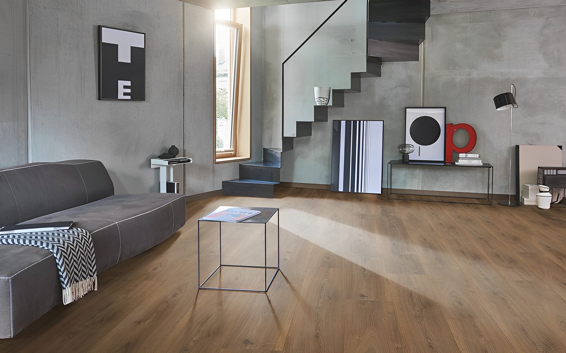 Parquet Stratifié   Chêne.foncé 220x24.3 cm