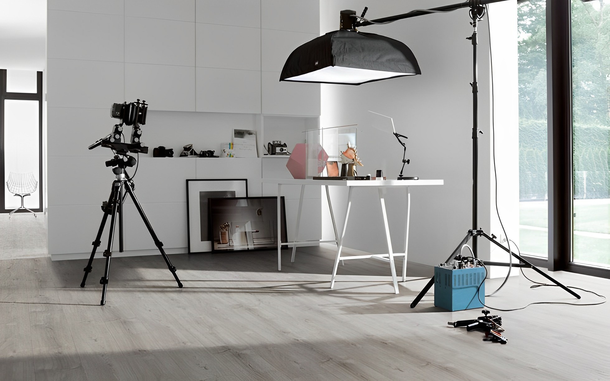 Parquet Stratifié   Chêne.Gris 220x24.3 cm