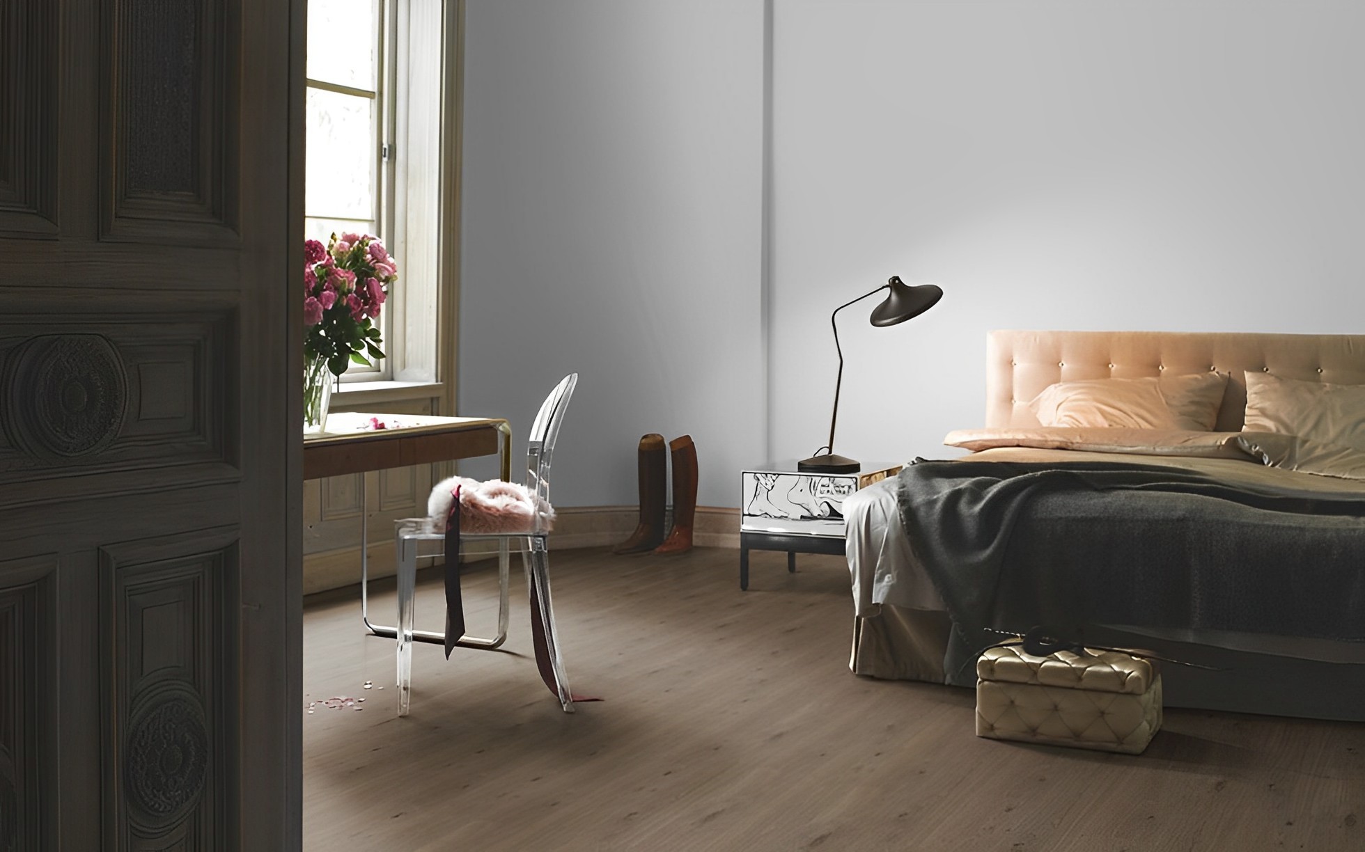 Parquet Stratifié   Chêne.Ancien 128.5x19.4 cm