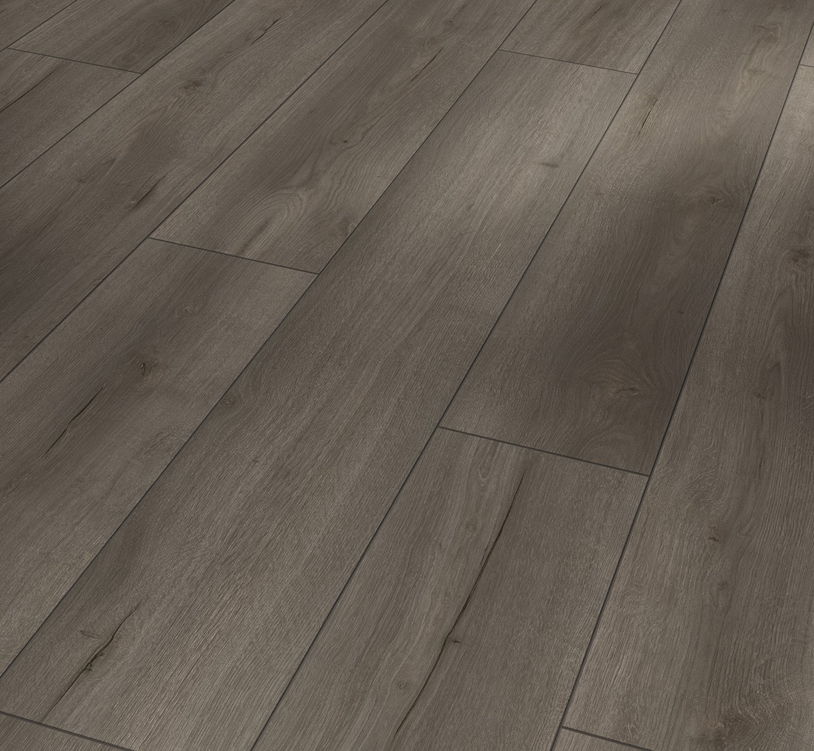 Parquet Stratifié   Chêne.Fumé 128.5x19.4 cm