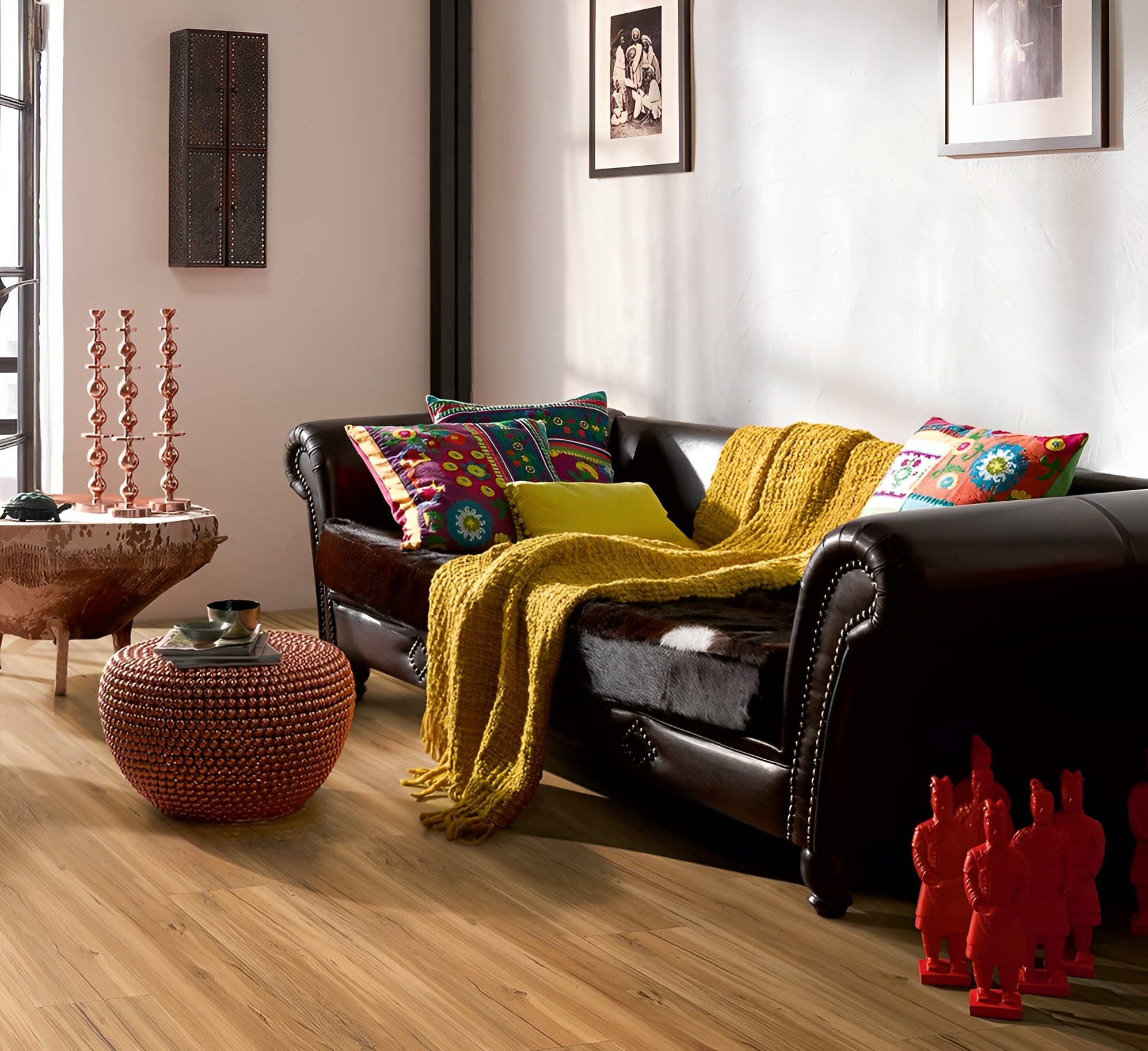 Lame et dalles PVC   chêne.naturel 120.9x22.5 cm