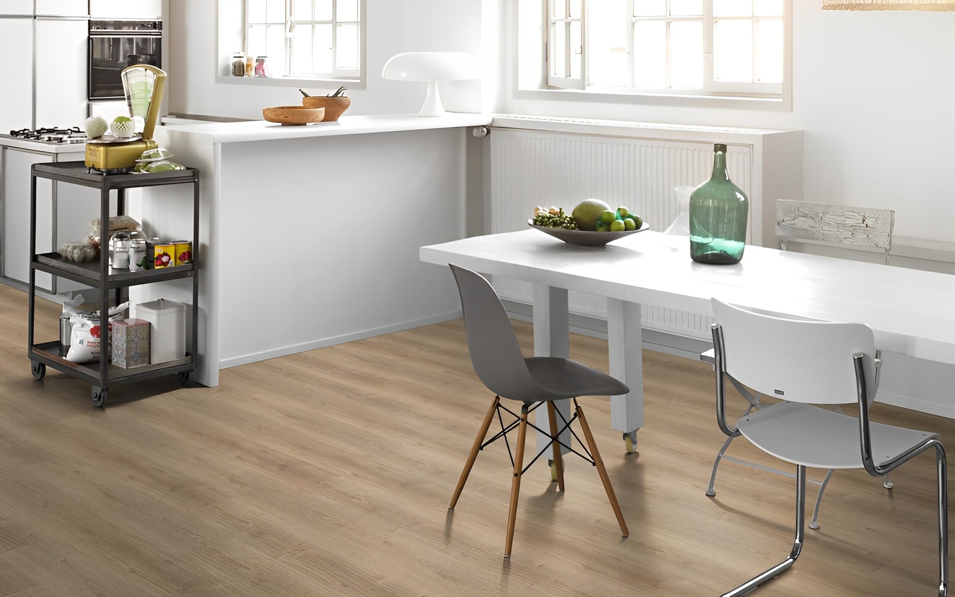 Lame et dalles PVC   Chêne.Clair 120.9x22.5 cm