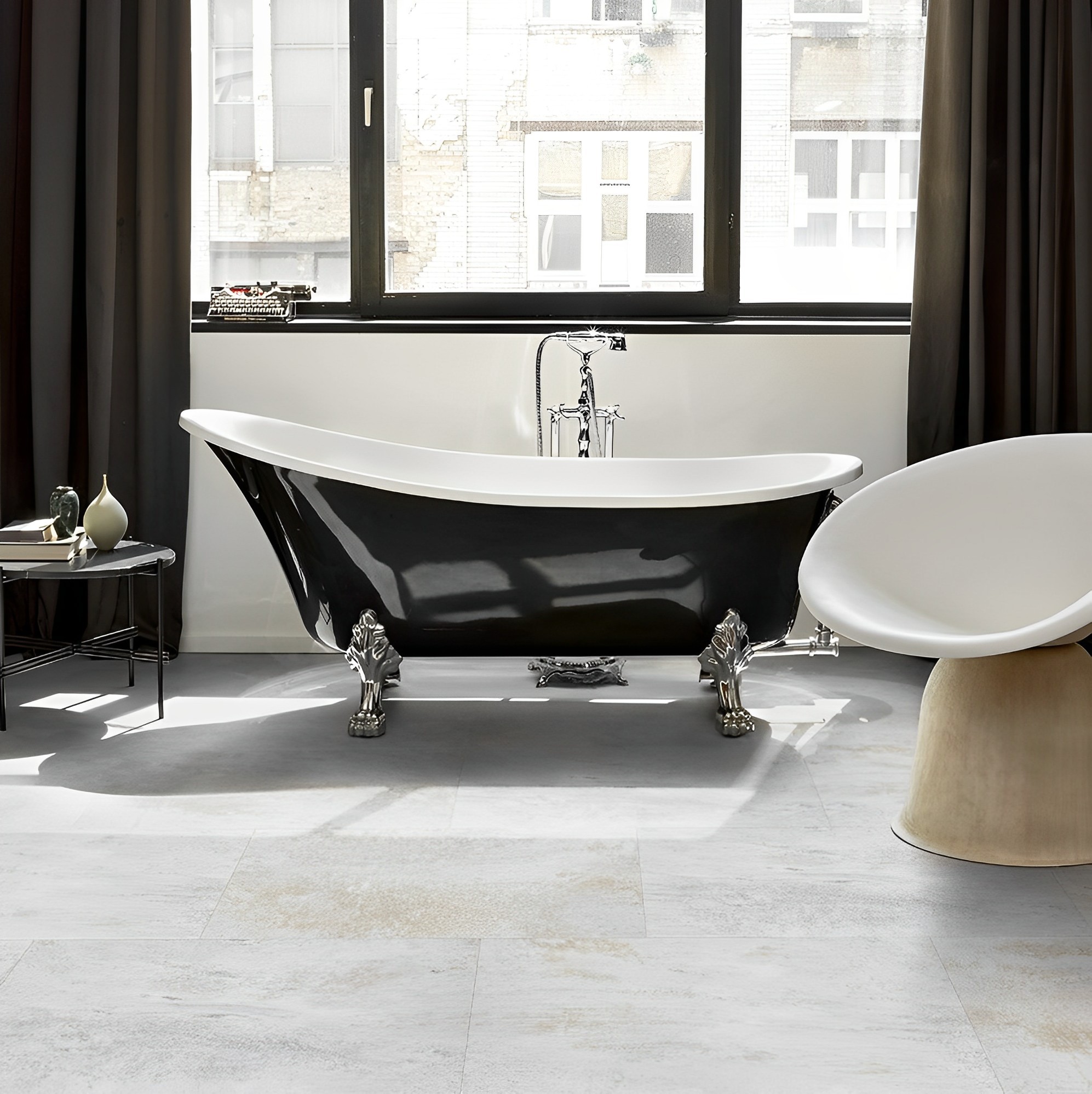 Lame et dalles PVC   Blanc 91.4x45.7 cm