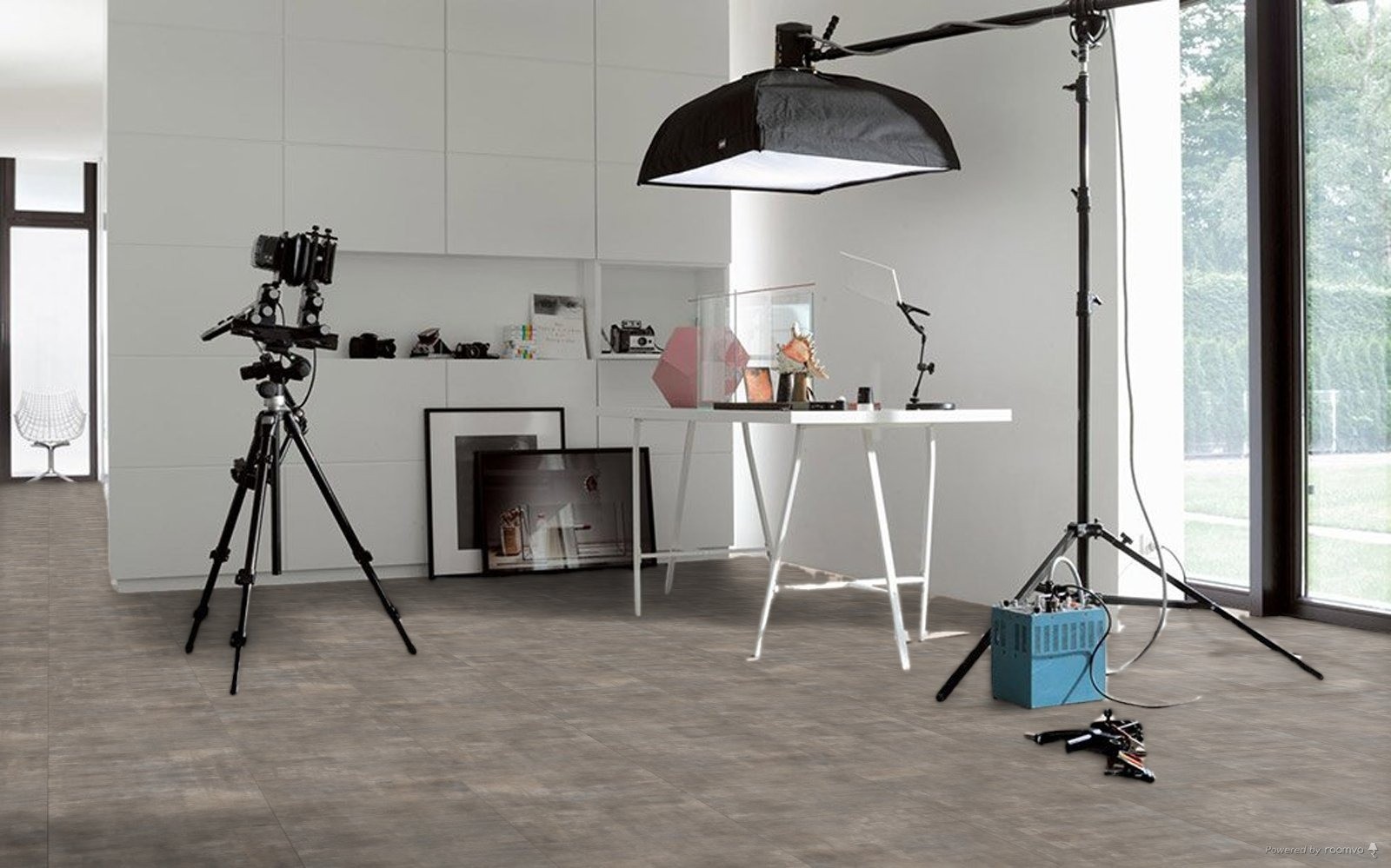 Lame et dalles PVC   Gris 91.4x45.7 cm