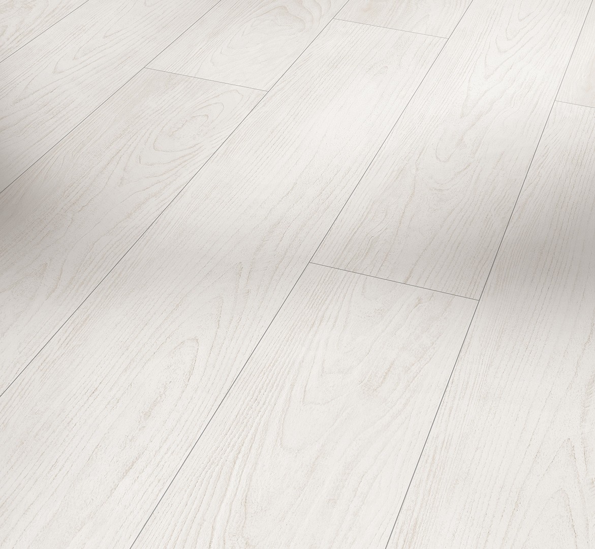 Lame et dalles PVC  Naturelle Blanc 152.2x22.5 cm