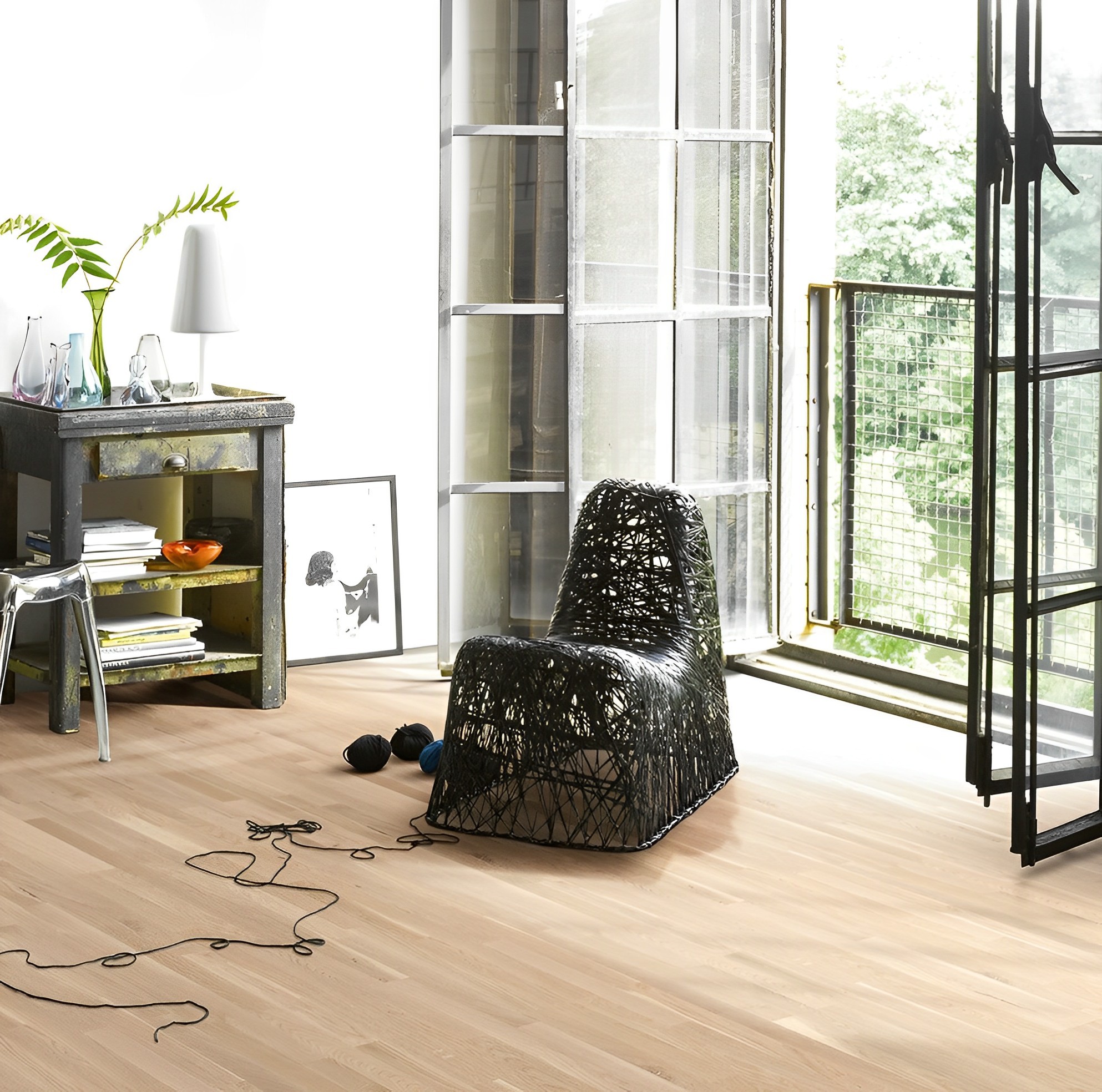 Parquet Contrecollé   Vernis Chêne 220x18.5 cm
