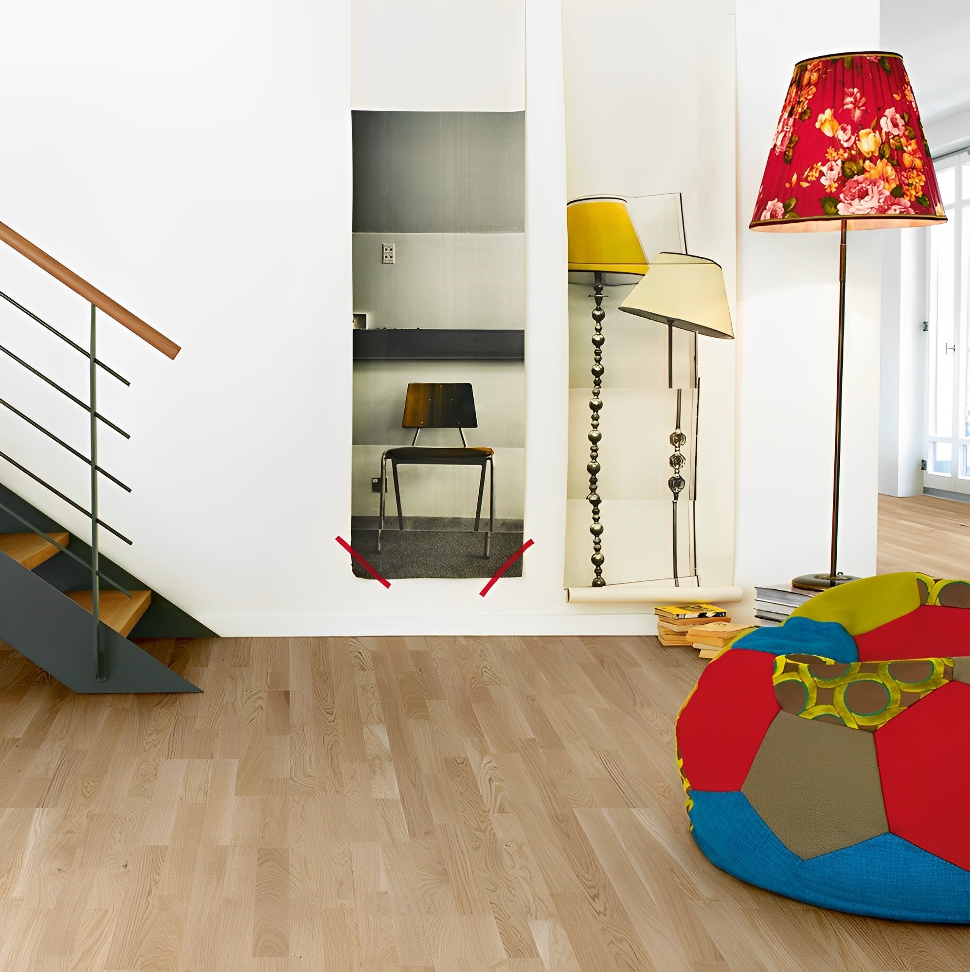 Parquet Contrecollé  Vernis Chêne 220x18.5 cm